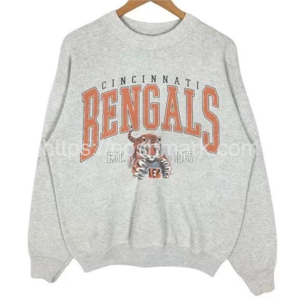 1967 Cincinnati Bengals Football Retro Graphic Unisex Fan Sweatshirt